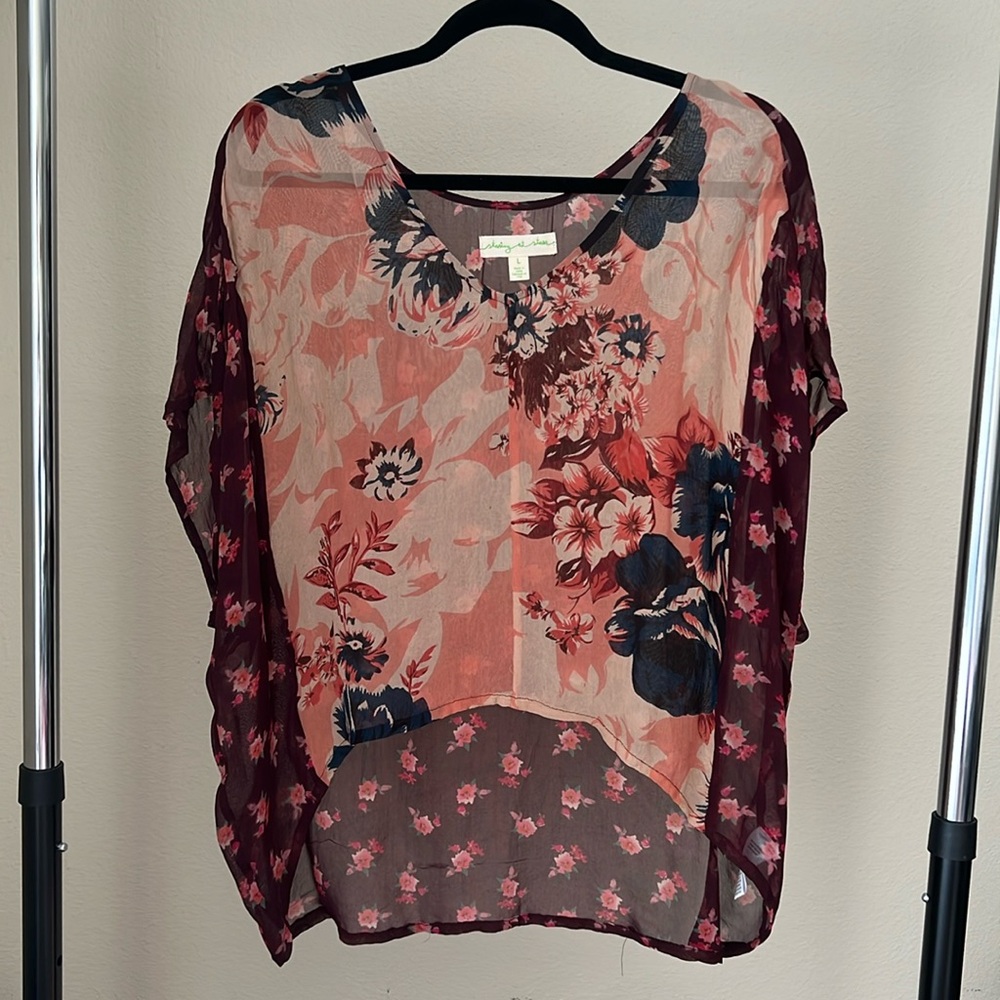 UO Sheer Floral Top